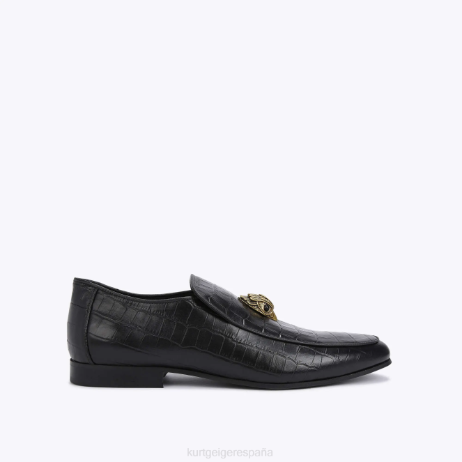 Kurt Geiger hombres cocodrilo hugh eagle de londres 2LPR627 | calzados negro